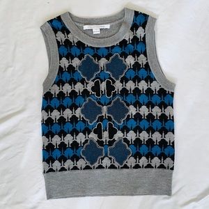 Diane Von Furstenberg sweater vest. Size small